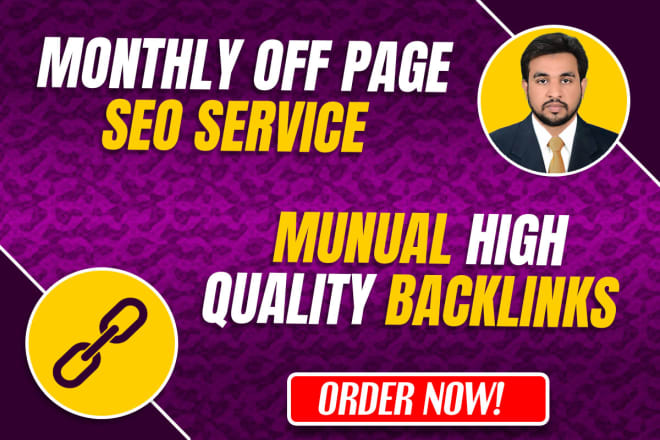 I will rank your website with complete monthly SEO service