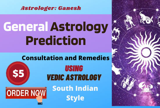 I will read birth chart and provide remedy using vedic astrology