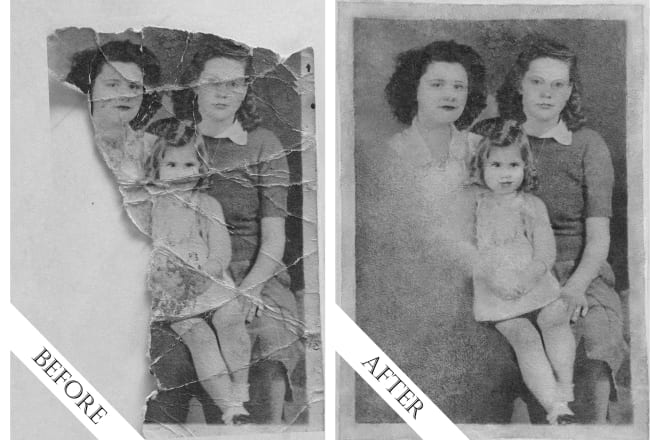 I will reconstruct and digitally restore photographs