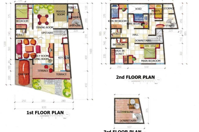 I will redraw your 2d floor plan drawing in autocad