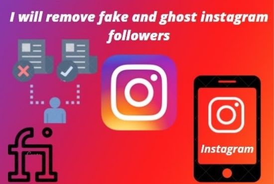I will remove instagram fake and ghost followers