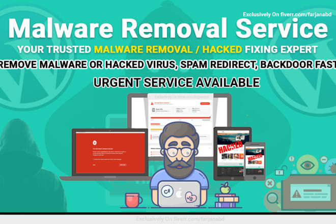 I will remove malware or hacked virus,spam redirect,backdoor fast