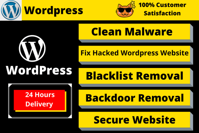 I will remove wordpress malware and google blacklist removal