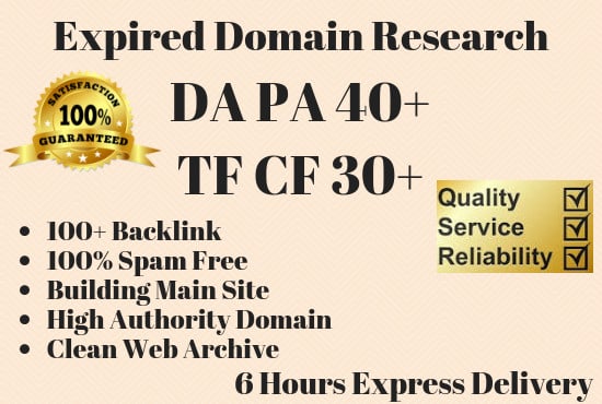 I will research best expired domain
