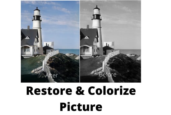 I will restore and colorize the damage old photo