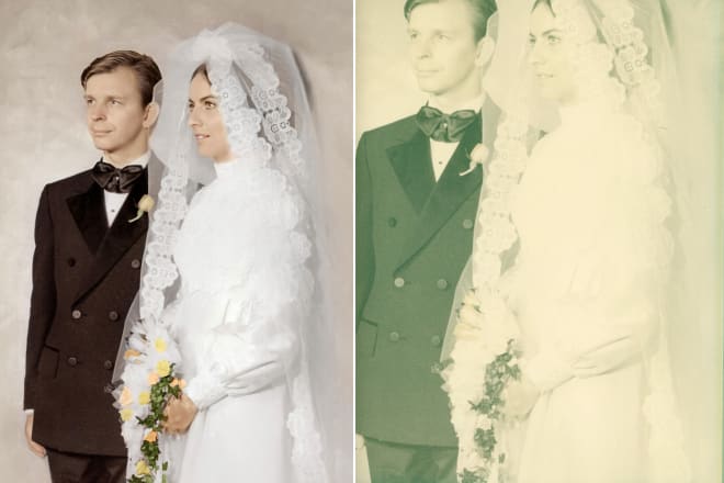 I will restore, repair, fix damaged photo, restore color