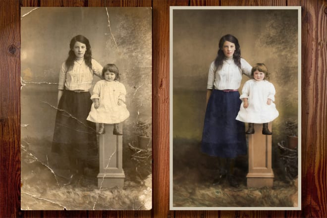 I will retouch and colourise your vintage photos