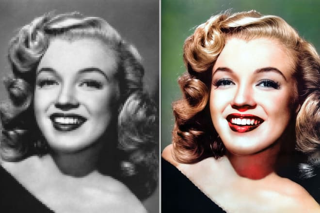 I will retouch, repair, colorize, enhance, sharpen, old images quality