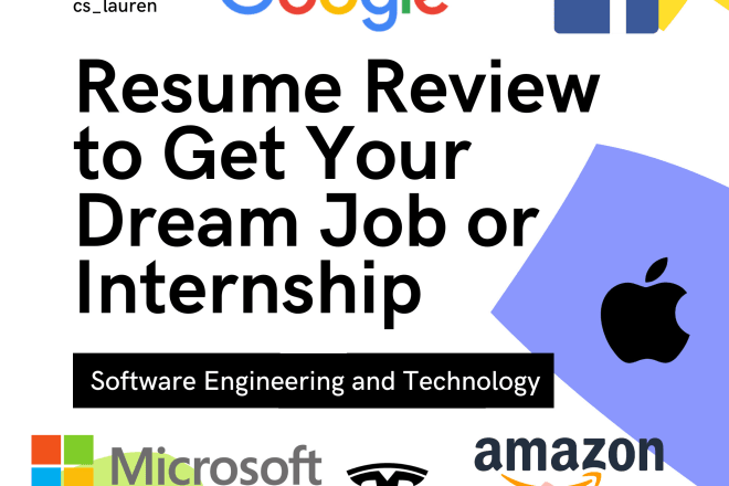 I will review your tech resume and help you get your dream job