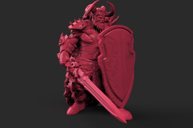 I will sculpt 3d model for 3d printing or games and other purposes
