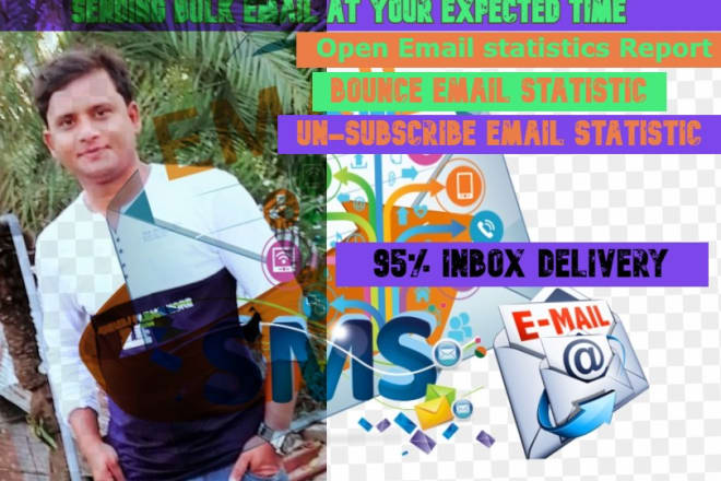I will send bulk email, email blast and email marketing service