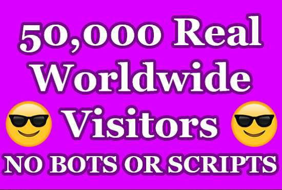 I will send legit 50 000 inbound affordable global internet traffic to your blog or URL