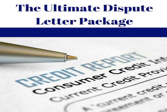 I will send you 12 attorney credit repair dispute letters to improve score for 2021