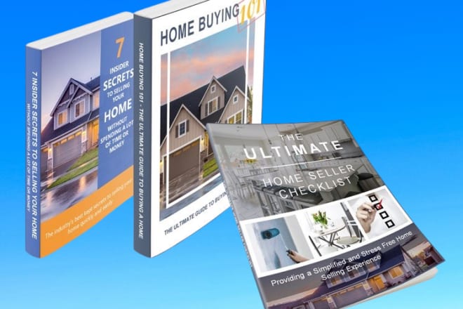 I will send you a fully designed real estate lead magnet