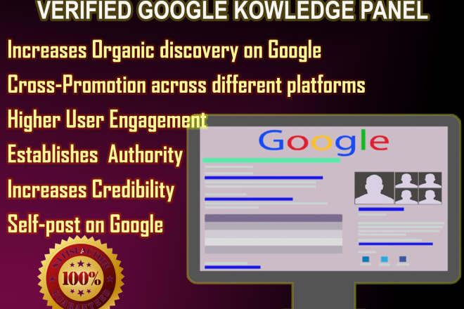 I will set up a google knowledge graph or panel