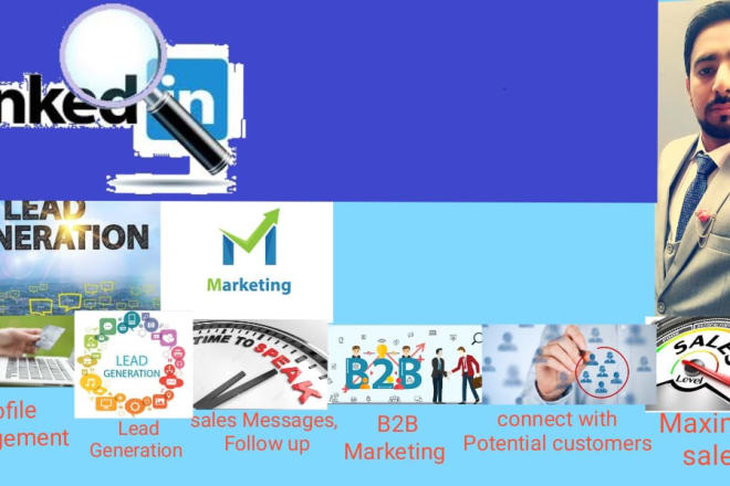 I will set up b to b lead generation through linkedin marketing