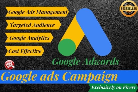 I will set up google adwords campaign