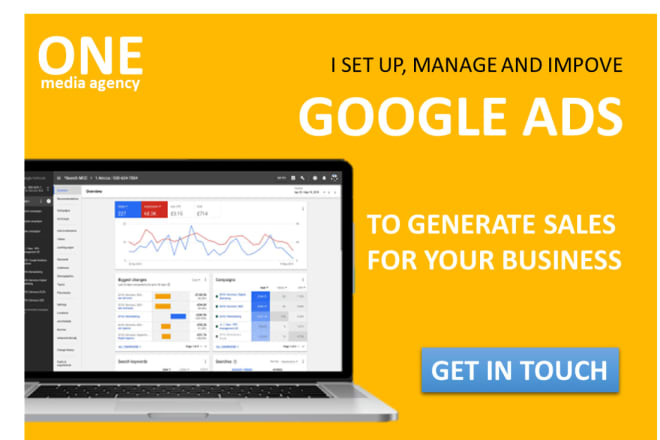 I will set up your google ads and analytics to drive strong sales