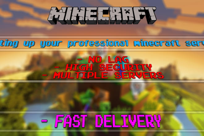 I will set up your professional minecraft server