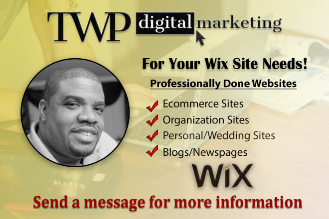 I will set up your wix account, site and analytics for you