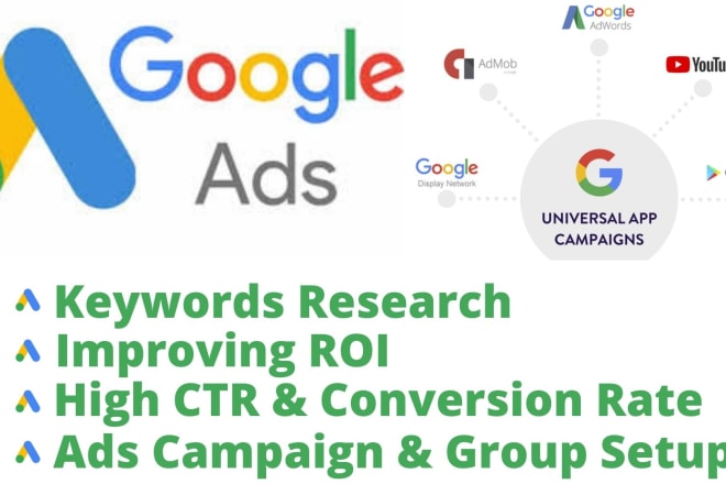 I will setup and mange your google ads adwords PPC campaigns