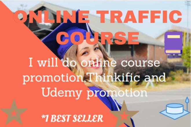 I will setup and promote udemy, skillshare, thinkific online course