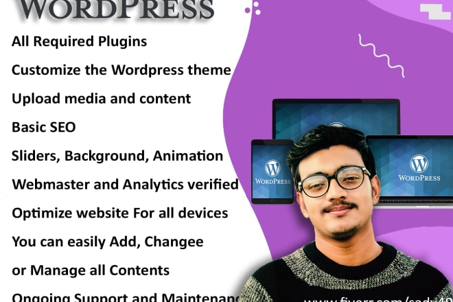 I will setup basic wordpress website for you in 24 hours