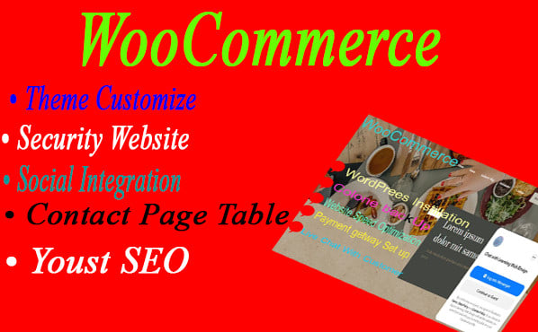 I will setup woocommerce service with wordpress