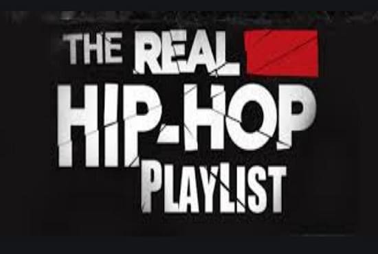 I will submit your music to the best 200 hip hop playlist curators