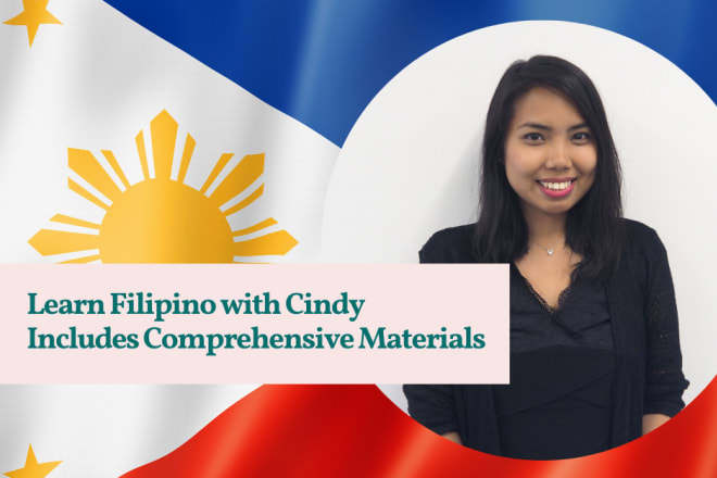 I will teach you filipino language with comprehensive materials