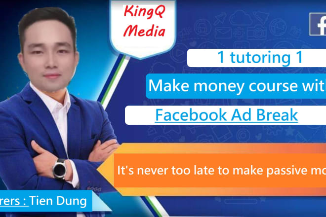 I will teach you how to make money from facebook page monetization ad break 1 vs 1