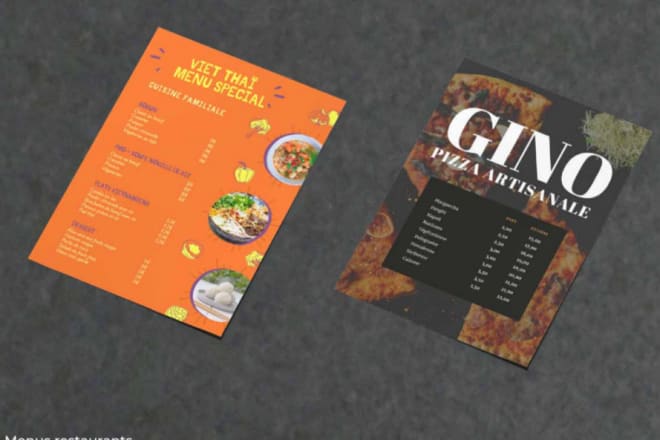 I will the menu of your restaurant, bar