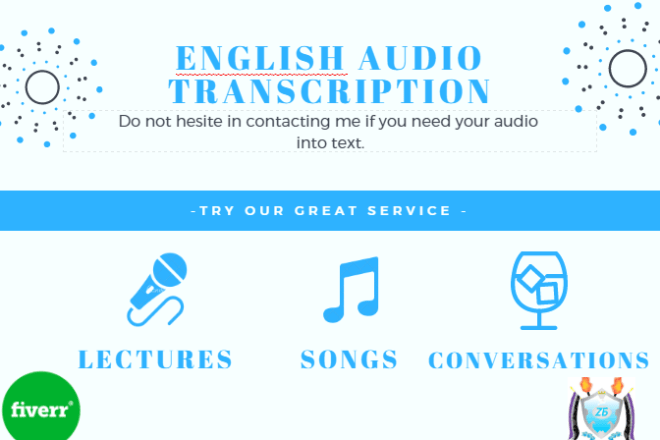 I will transcribe your audio in English