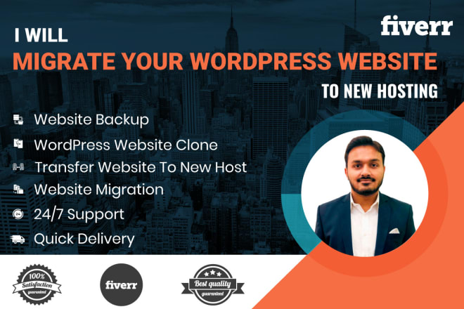 I will transfer, backup, clone, migrate wordpress website in 24hrs