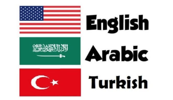 I will translate between arabic,english and turkish,good prices and fast delivery