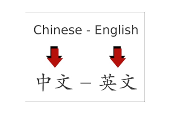 I will translate chinese to english or vice versa