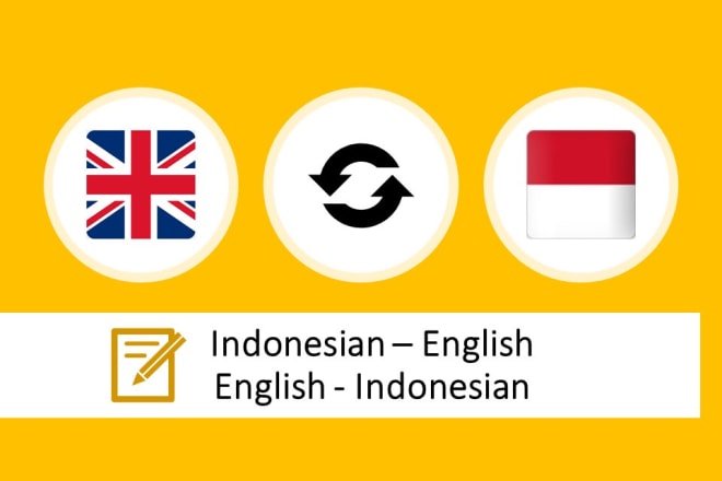 I will translate english or german to indonesian bahasa indonesia