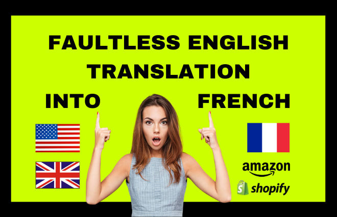 I will translate from english to french and french to english