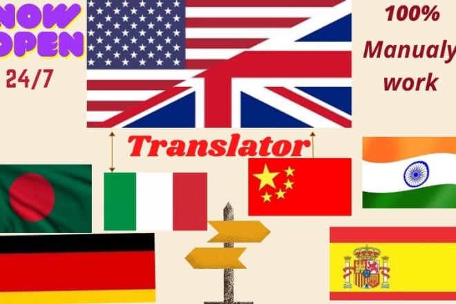 I will translate from english to italy,chinese,hindi or bengli