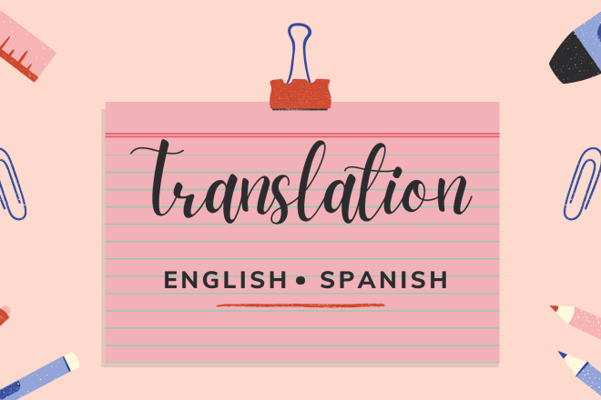 I will translate from english to spanish