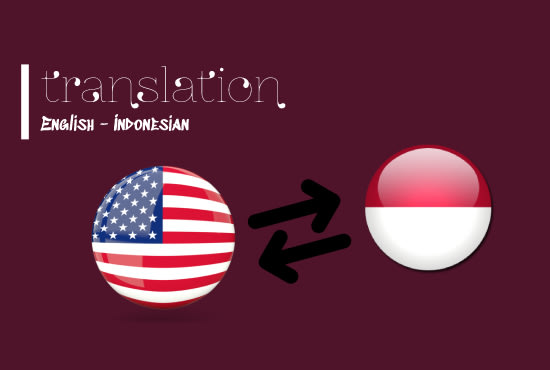 I will translate from english US to indonesian language