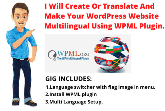 I will translate your website using wpml and make it multilingual