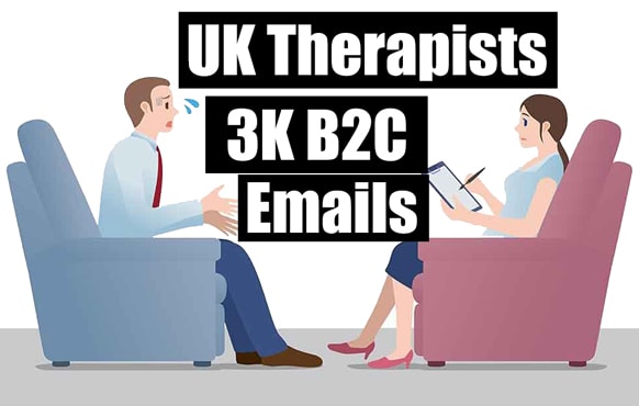I will uk therapists consumer email list, email database, email addresses