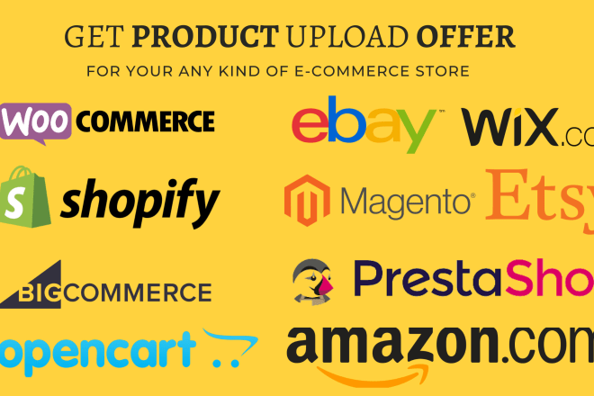 I will upload variable products to your woocommerce, shopify store