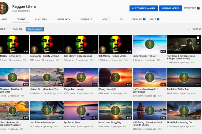 I will upload your reggae music to my youtube channel with over 660k subs