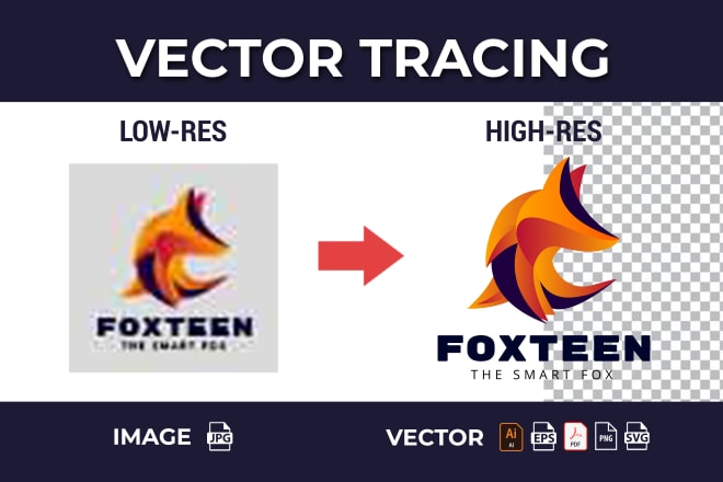 I will vectorize your logo, vector tracing, convert image to vector