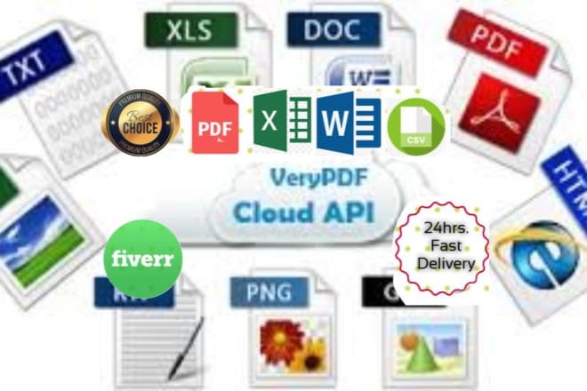 I will we convert word excel or csv or to PDF