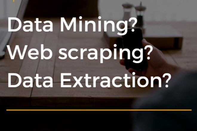 I will web scraper, web scraping, data extraction to csv, excel, xml
