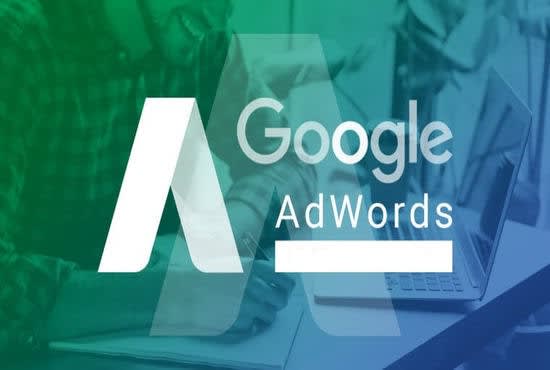 I will work on google adwords for you