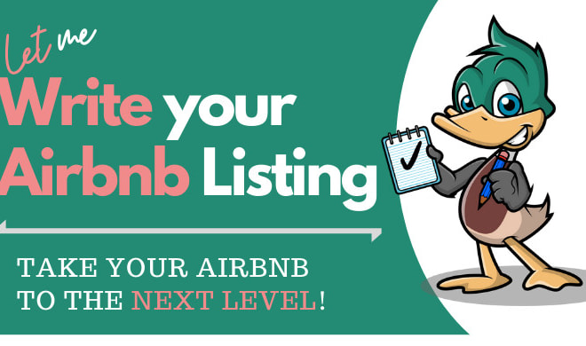 I will write a complete custom airbnb listing